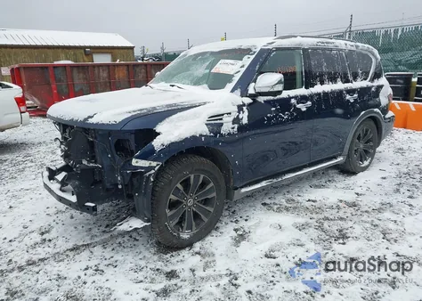 2017 Nissan Armada Platinum z USA, uszkodzony, nr VIN JN8AY2NE5H9702498